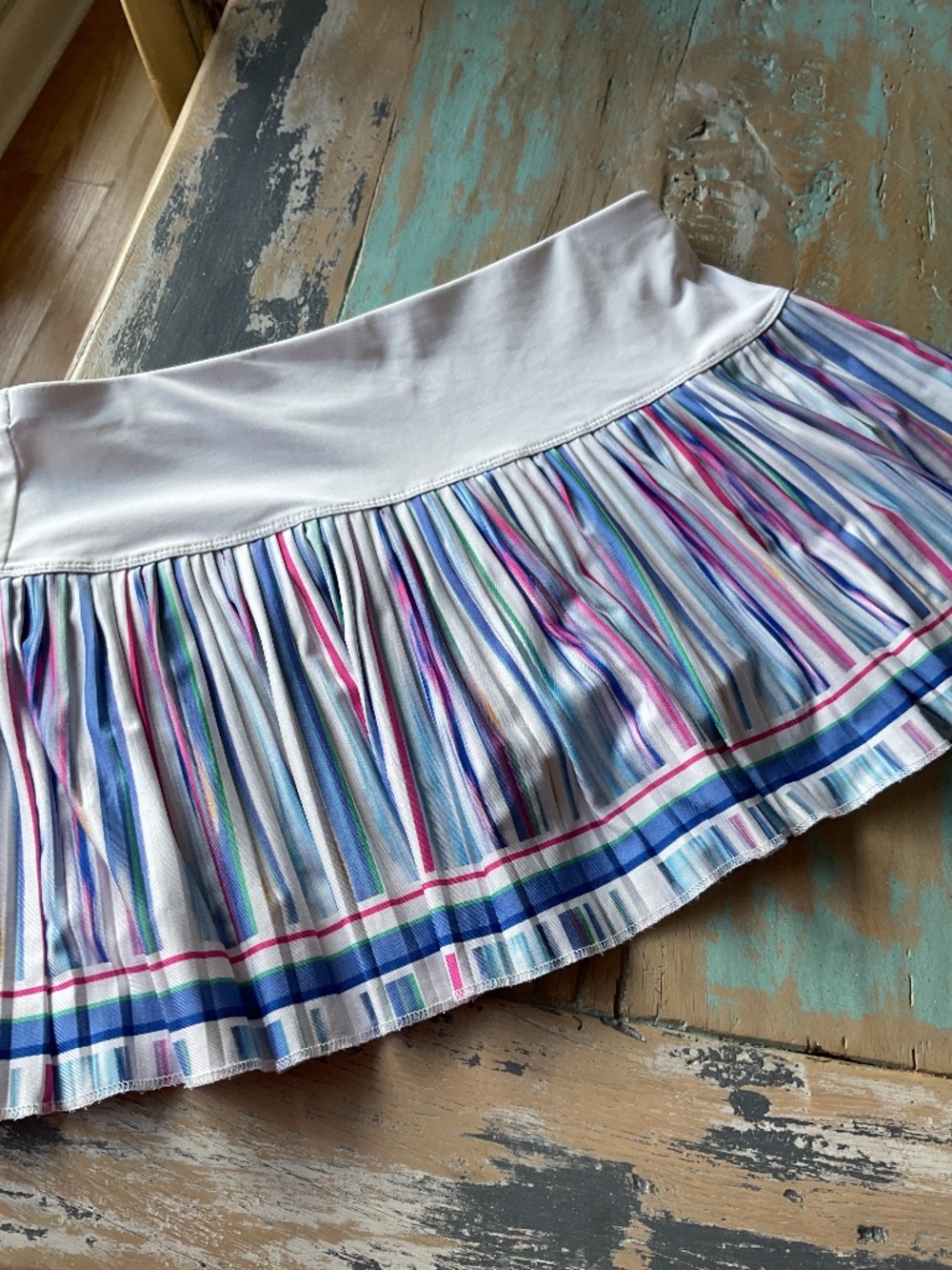 Lucky in Love pleated tennis skirt